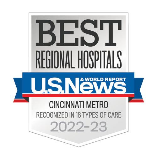 US News Best Regional Hospitals Cincinnati Metro 2022-23