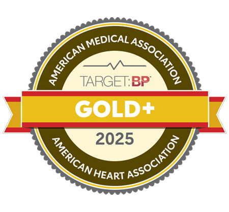 Gold plus distinction for blood pressure control