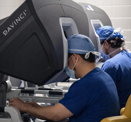 Single port robot thoracic surgery