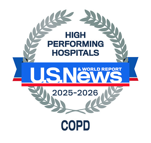 US News & World Report High Performing Hospital - COPD