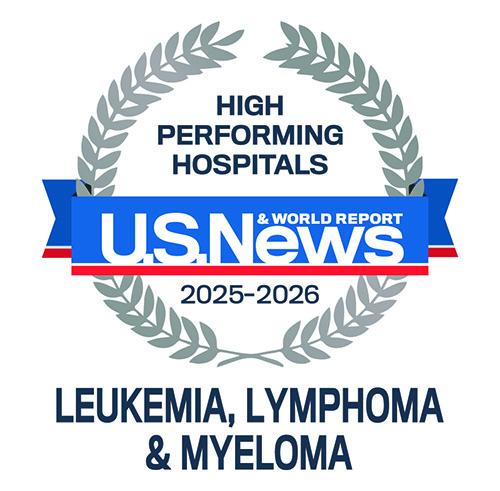 US News & World Report High Performing Hospital - Leukemia, Lymphoma, & Myeloma