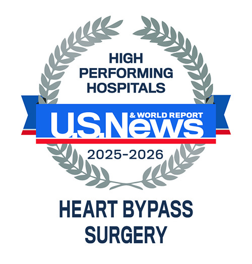 US News & World Report High Performing Hospital - Heart Bypass Surgery