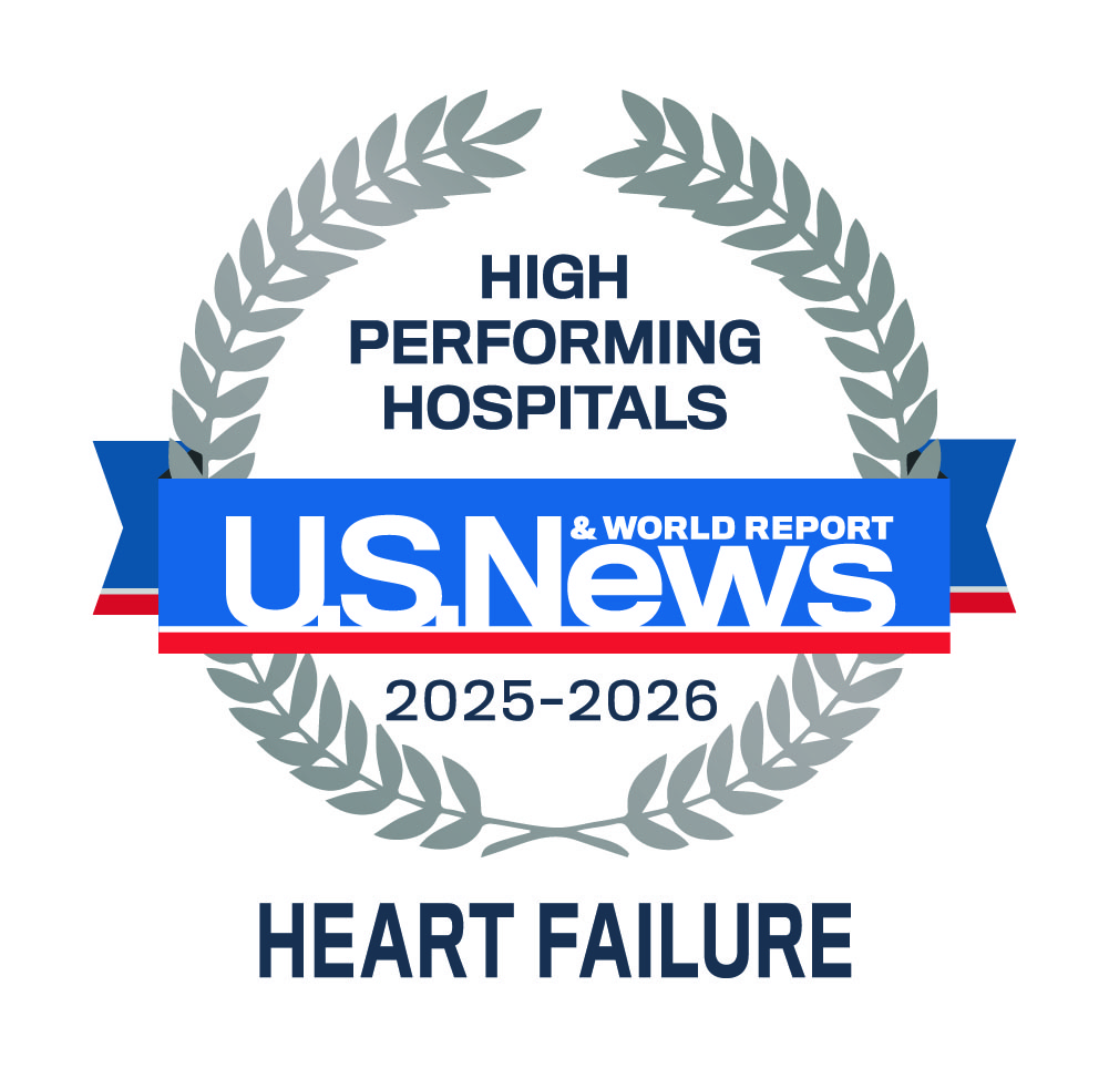 US News & World Report High Performing Hospital - Heart Failure