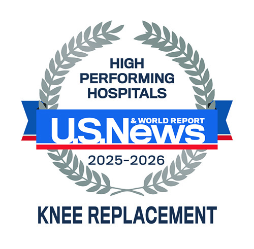 US News & World Report High Performing Hospital - Knee Replacement 